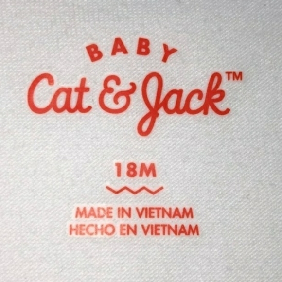 NWT Cat & Jack Itsy Bitsy Boo One Piece w Tutu 18M - Picture 4 of 4